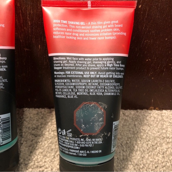 X2 High Time Bump Stopper Arctic Haze Shave Gel Tea Tree Oil & Aloe Vera, 5.3oz - Picture 3 of 7